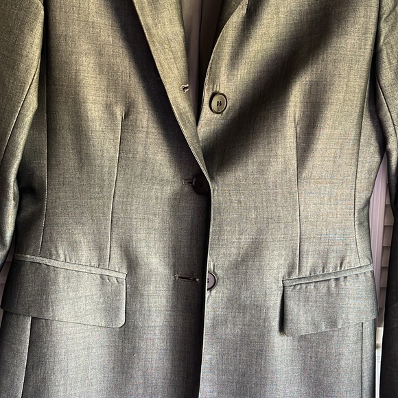 Ann Taylor Charcoal Grey blazer - Picture 5 of 8